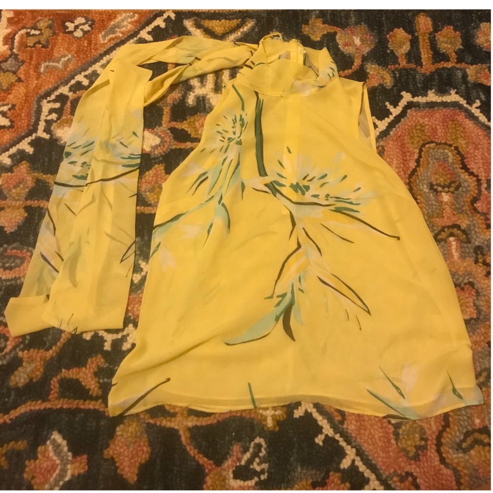 New York & Company Eva Mendes Blouse Sz S